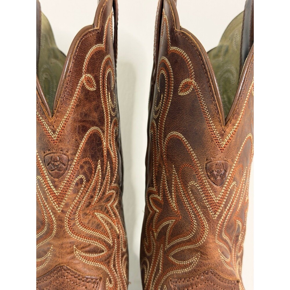 Ariat Boots Brown Cowgirl Size 7.5B - Picture 6 of 11